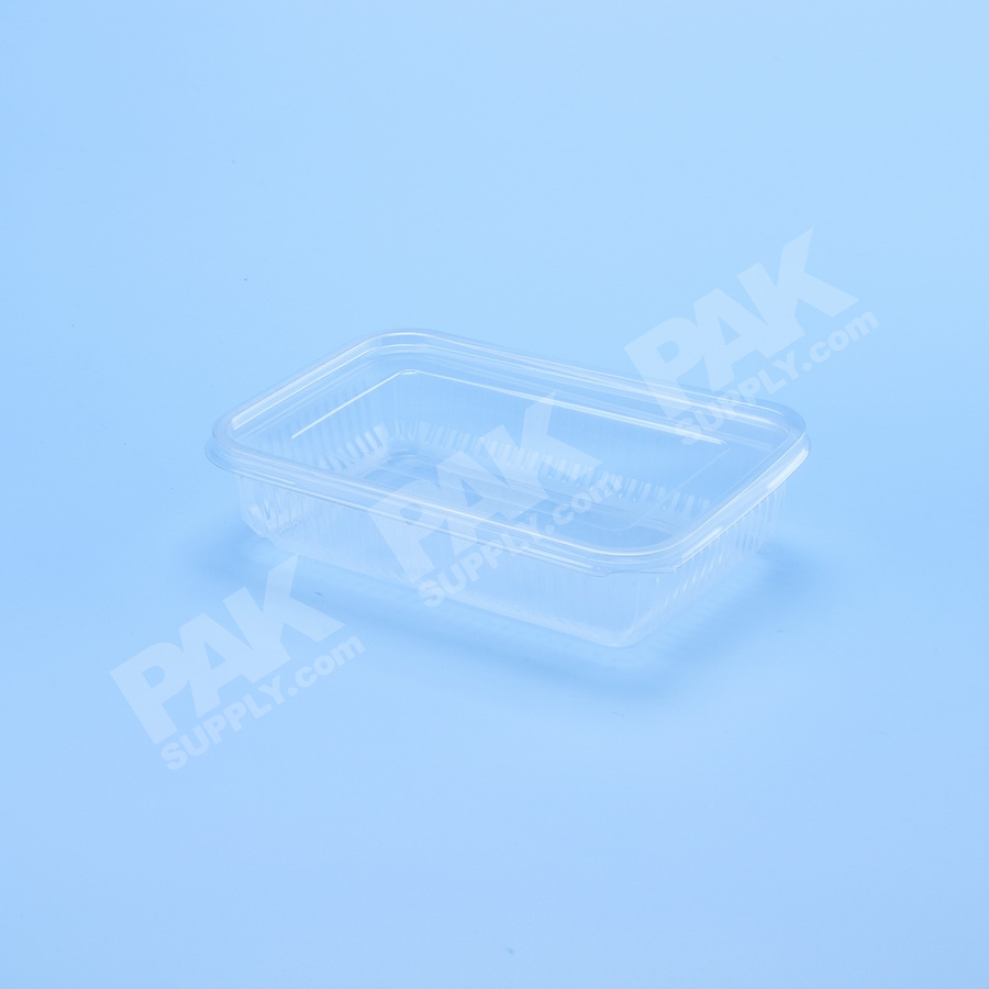 กล่องอาหาร PP ใส 650 ml + ฝา PET (25 PCS/PACK)